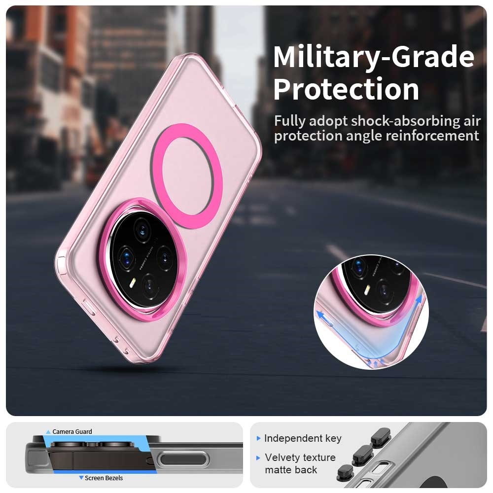 Candy zselés tok MagSafe-val a Honor Magic 7 Pro 5G készülékhez - rózsaszín