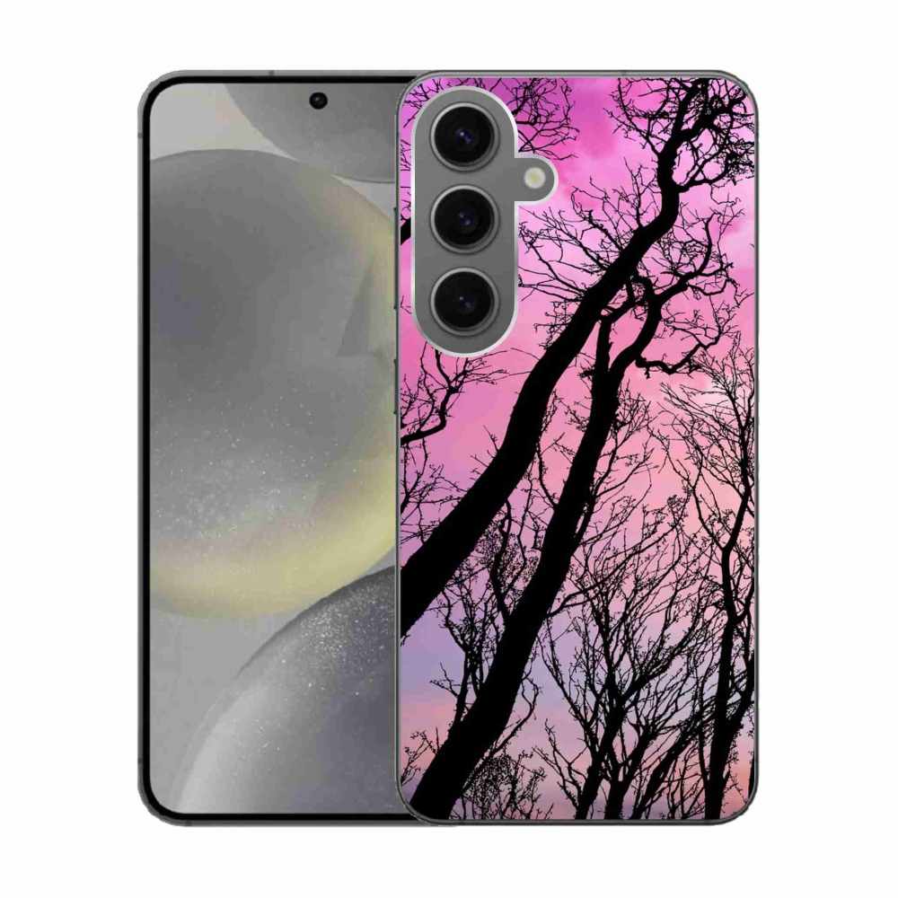 Gél tok mmCase a Samsung Galaxy S24 készülékhez - kidőlt fák