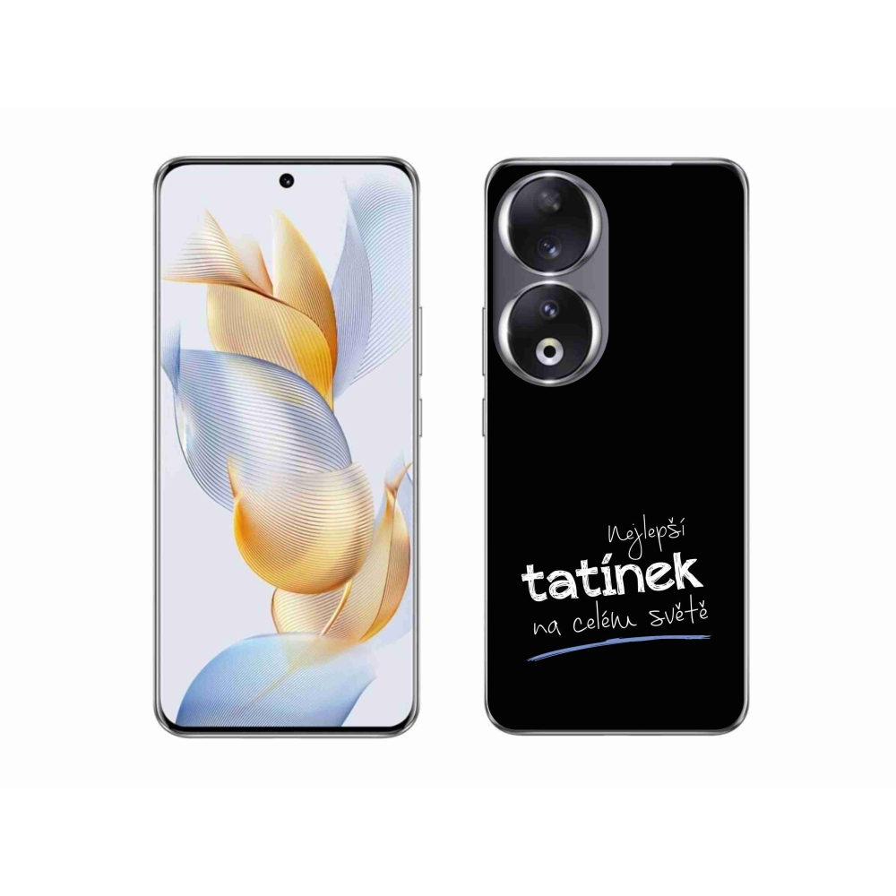 Gél borító mmCase a Honor 90-hez - legjobb apuci 4 fekete háttérrel