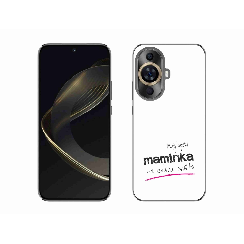 Gél borító mmCase a Huawei Nova 11 - legjobb anya 4 fehér háttérrel