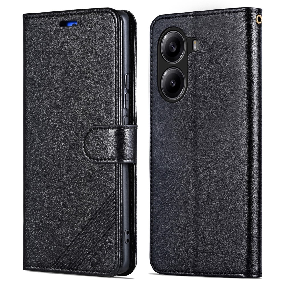 AZNS könyv tok a Xiaomi Poco X7 Pro 5G-hez - fekete