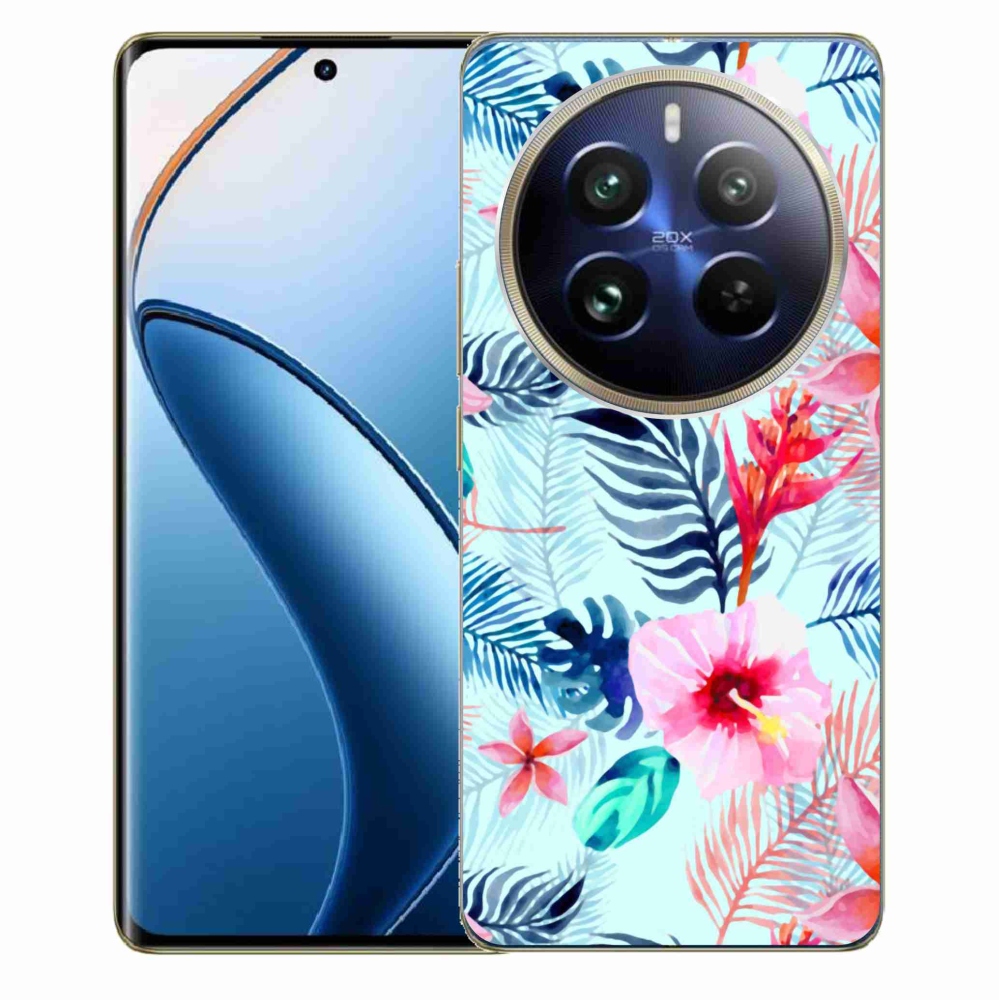 Gél borítás mmCase a Realme 12 Pro 5G/12 Pro+ 5G számára - virágok