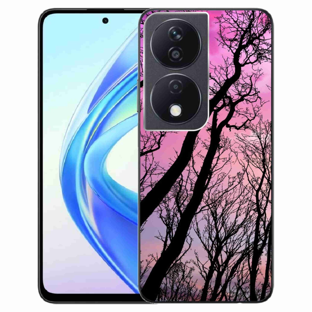 Gél tok mmCase a Honor X7b/Honor 90 Smart számára - kidőlt fák