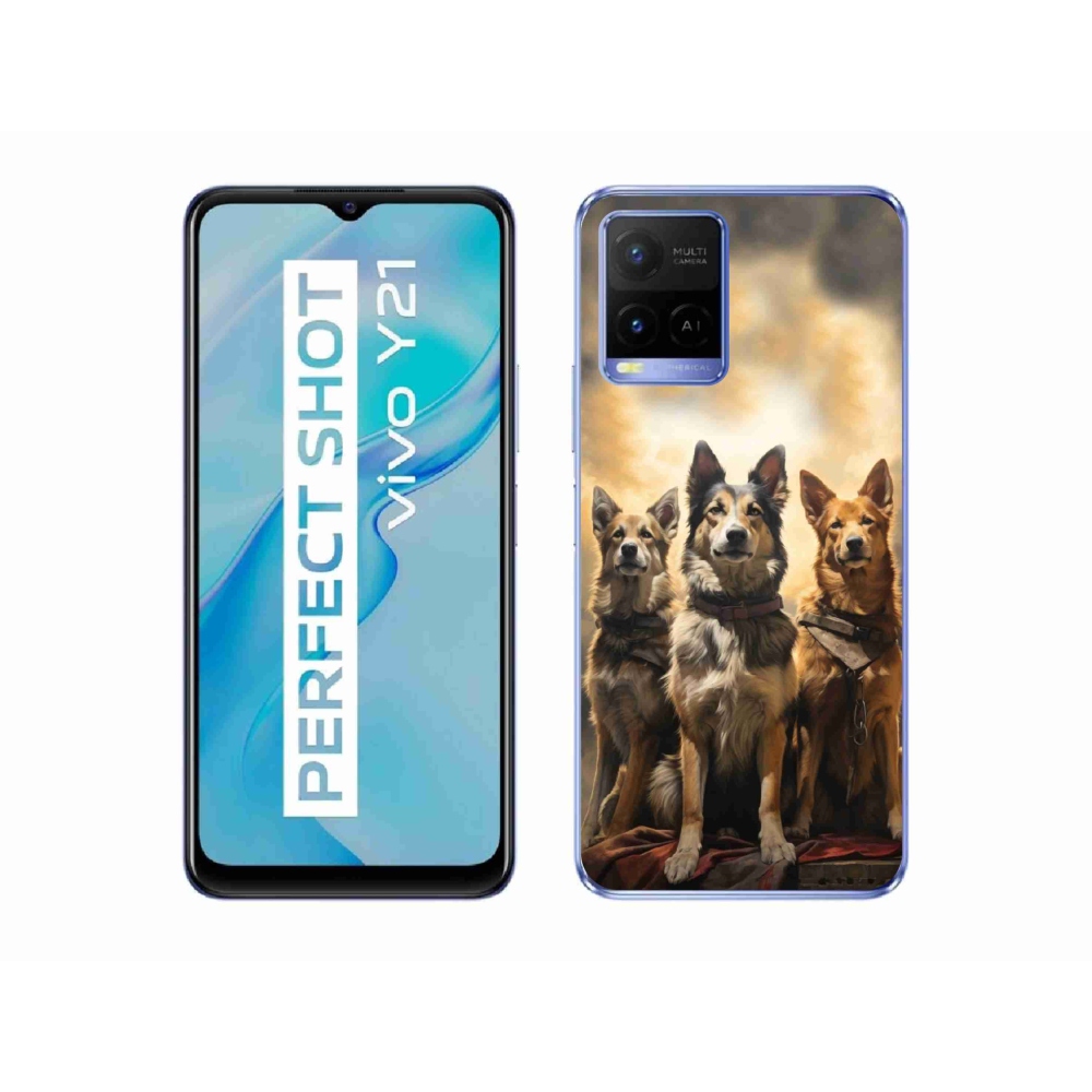 Zselés borítás mmCase a Vivo Y21/Y21s/Y33s modellekhez - három psi