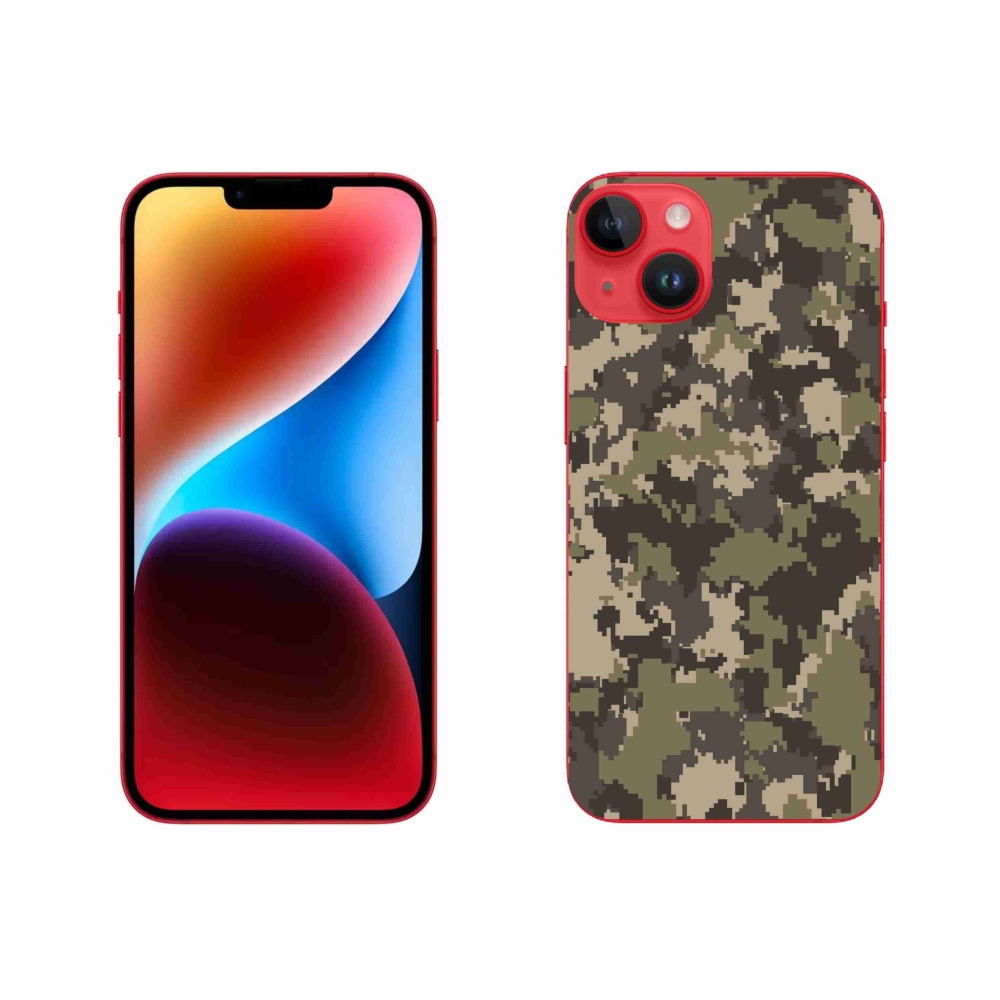 Zselés borítás mmCase iPhone 14 Plus készülékhez - terepszínű minta 12