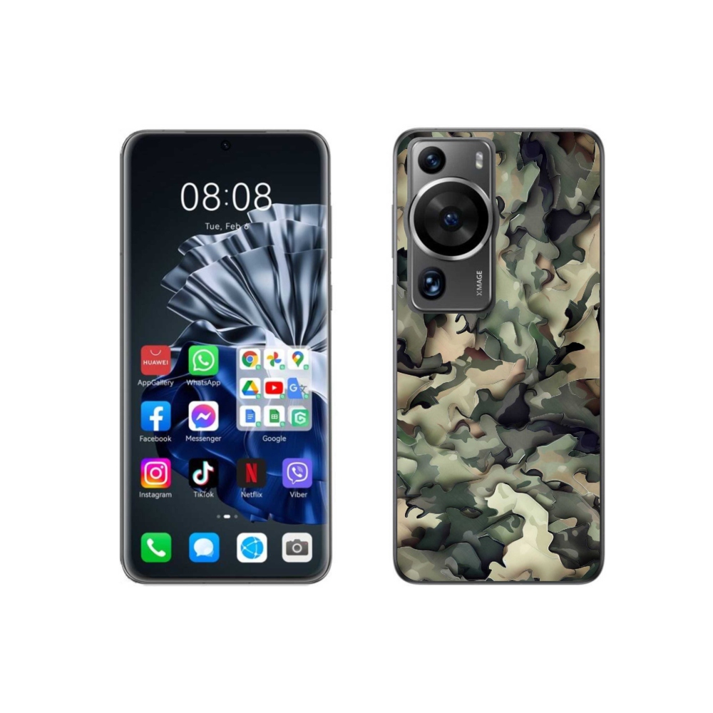 Gél borítás mmCase a Huawei P60 Pro készülékhez - álcázó minta 9