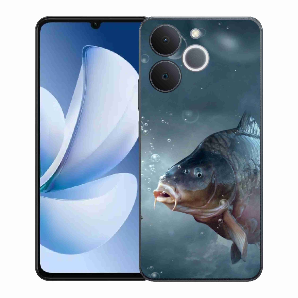 Zselés borítás mmCase a Realme Note 70T-hez - ponty és buborékok