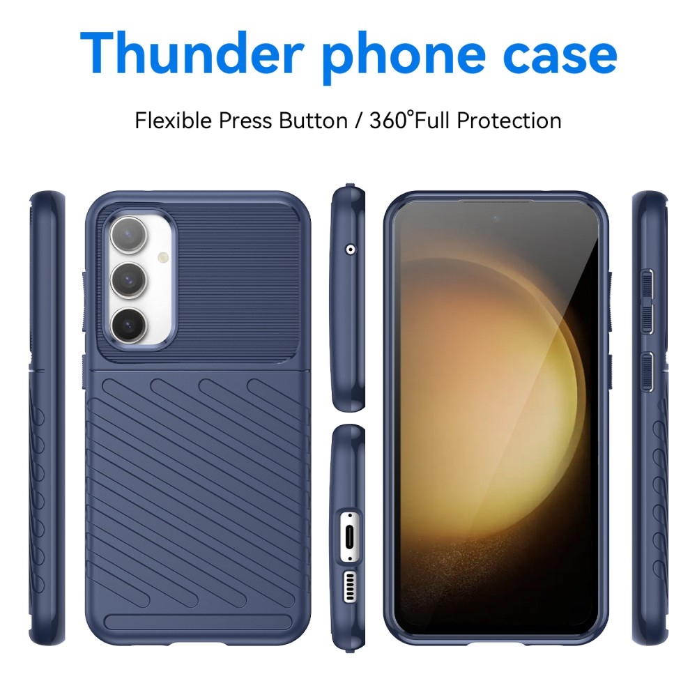 Thunder tartós zselés tok Samsung Galaxy S23 FE készülékhez - kék