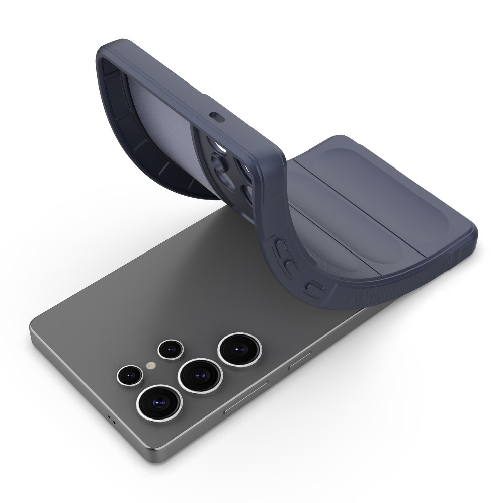 Rugg tartós zselés tok Samsung Galaxy S25 Ultra készülékhez - sötétkék