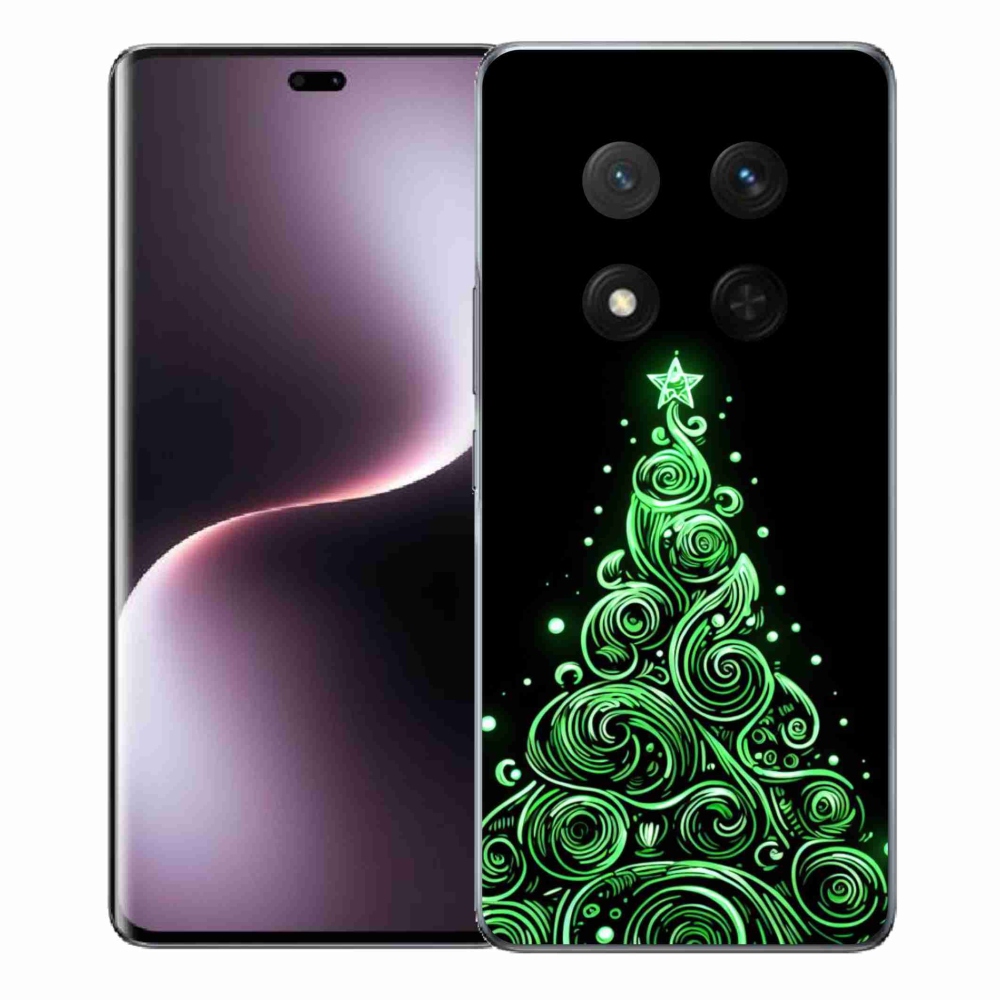 Gél borítás mmCase a Honor Magic 7 Lite 5G számára - neon karácsonyfa 3