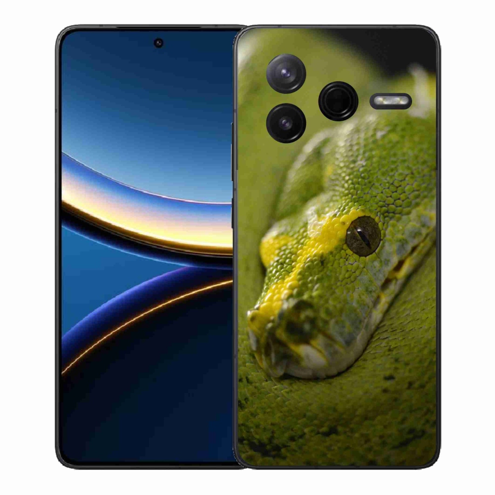 Gél borítás mmCase a Xiaomi Poco F7 Pro számára - kígyó 2