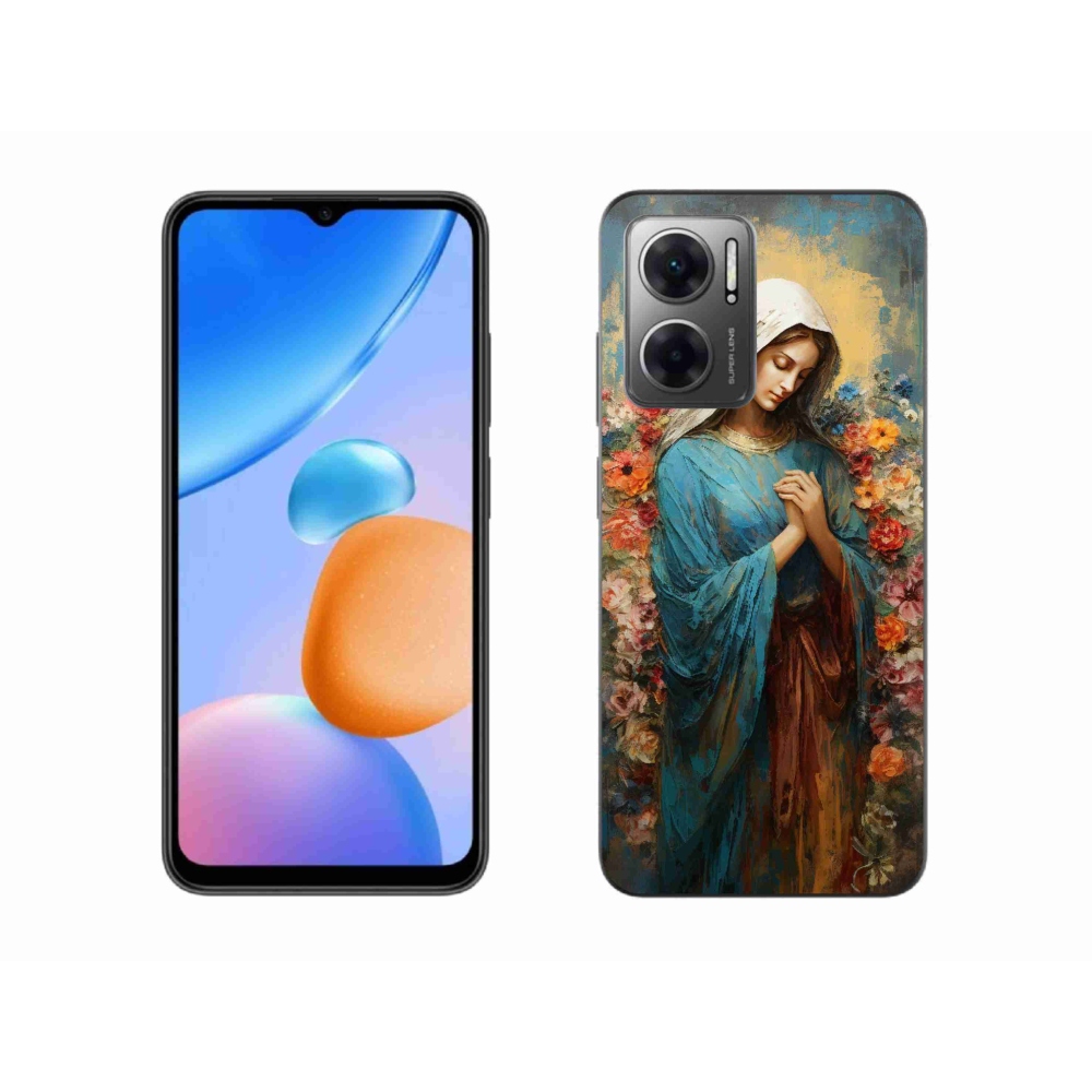 Gél borítás mmCase a Xiaomi Redmi 10 5G-n - szent asszony