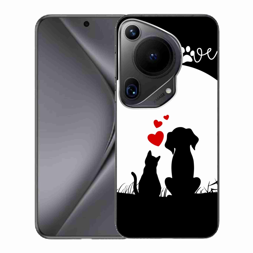 Gél tok mmCase a Huawei Pura 70 Ultra számára - állati szeretet