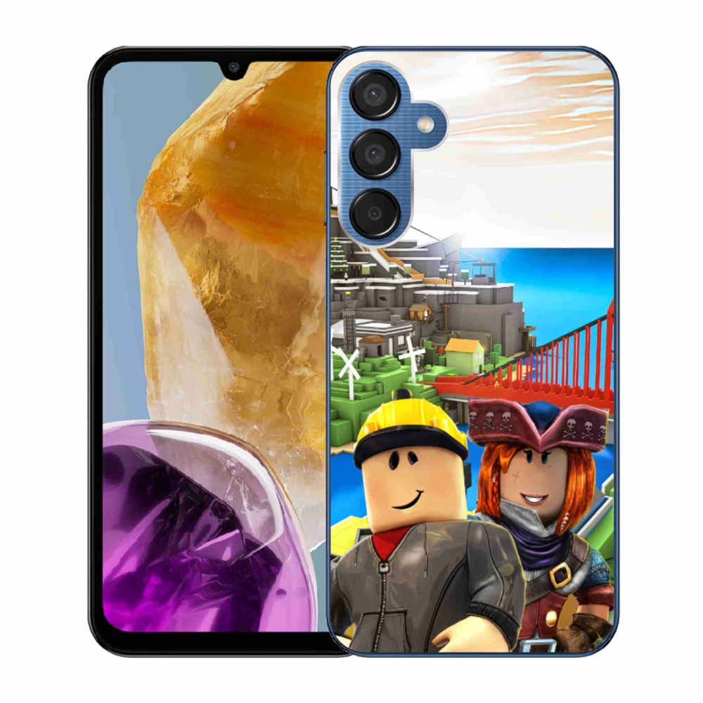 Gél védőburkolat mmCase Samsung Galaxy M15 5G - roblox 1