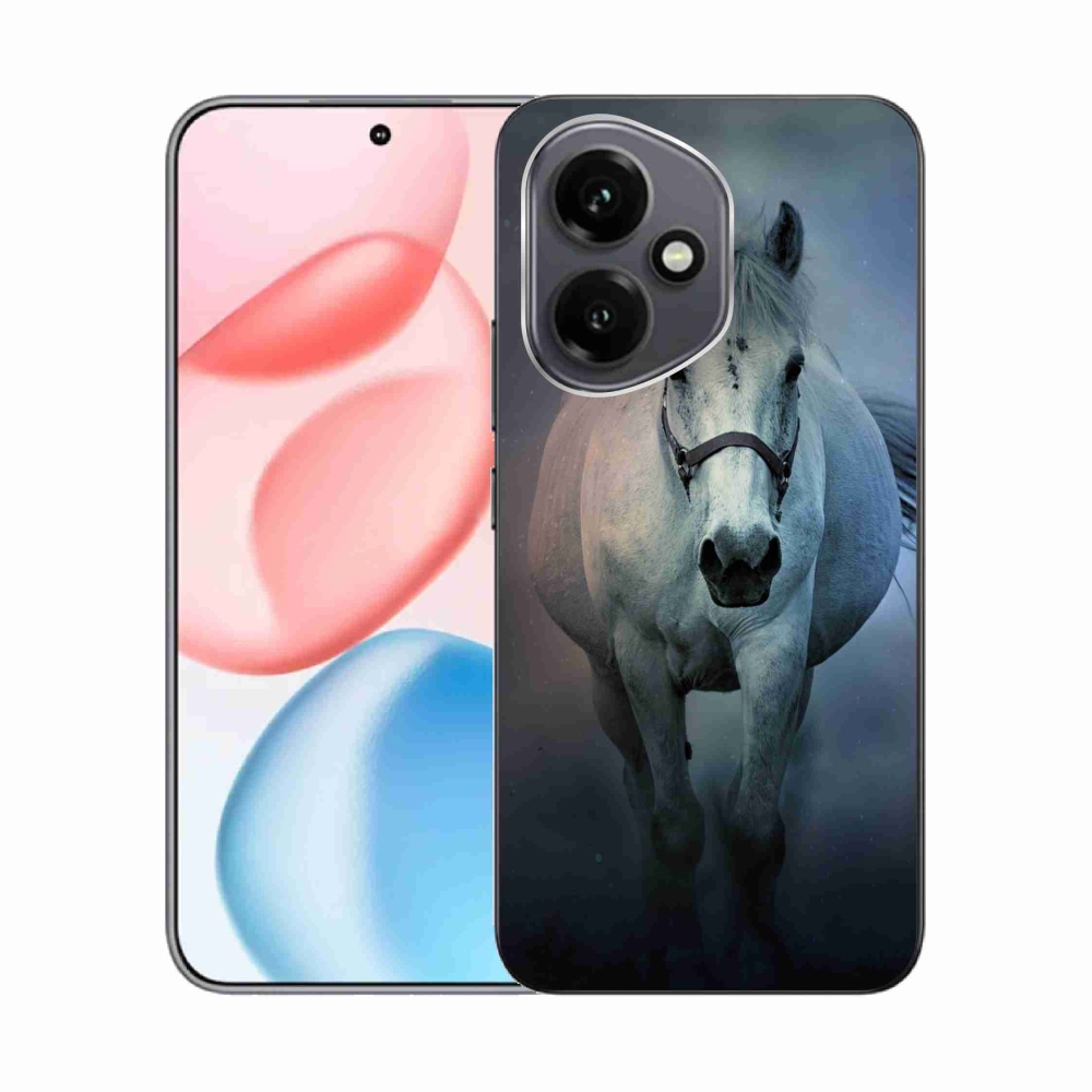 Zselés borítás mmCase a Honor 400-hoz - futó fehér ló