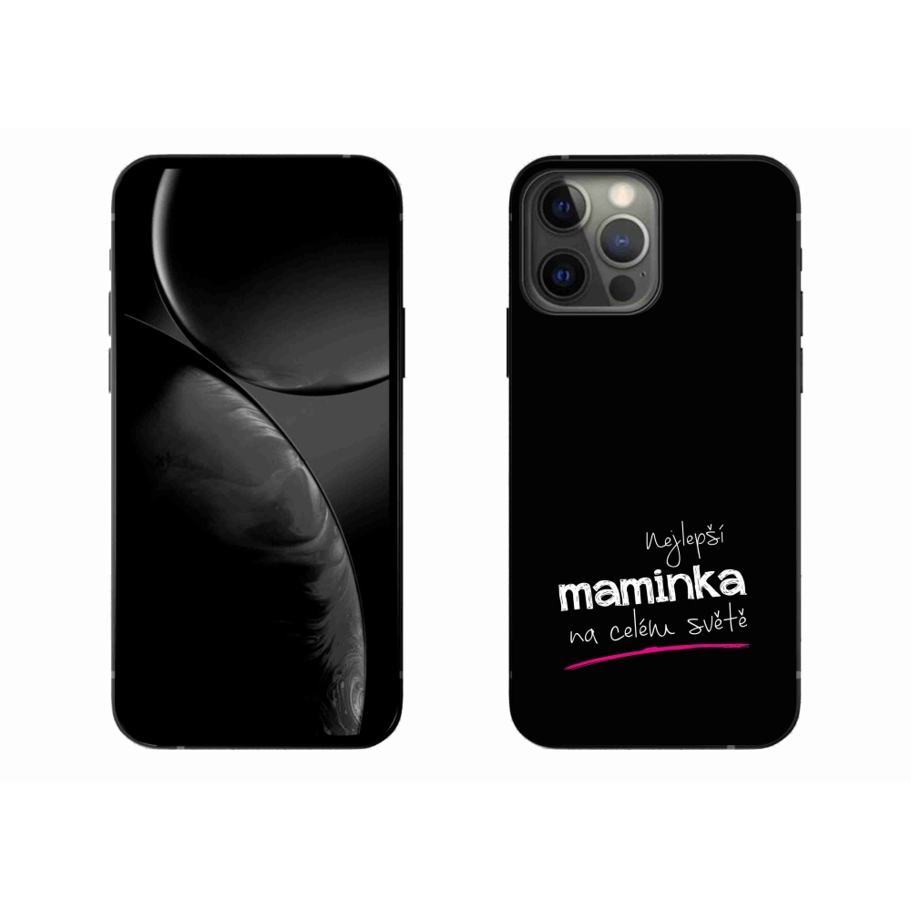 Gélburkolat mmCase iPhone 13 Pro Max 6.7 készülékhez - Best Mom 4 Fekete háttér
