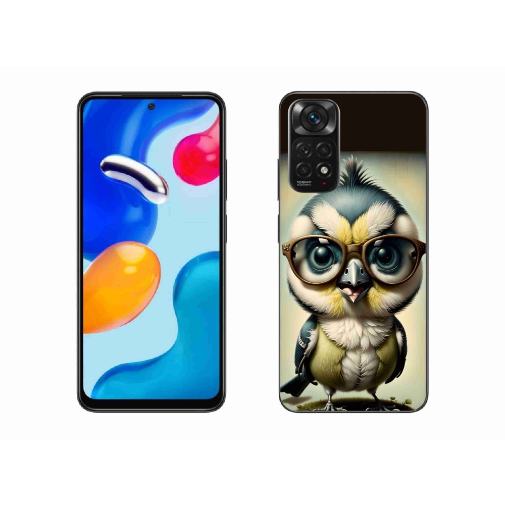 Gél borítás mmCase a Xiaomi Redmi Note 11S 4G - kölyök szemüveggel