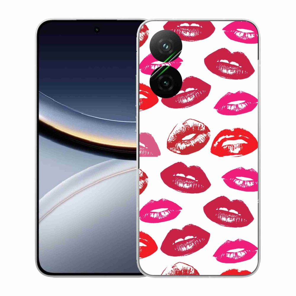 Gél borítás mmCase a Xiaomi Poco F7 5G számára - ajkak