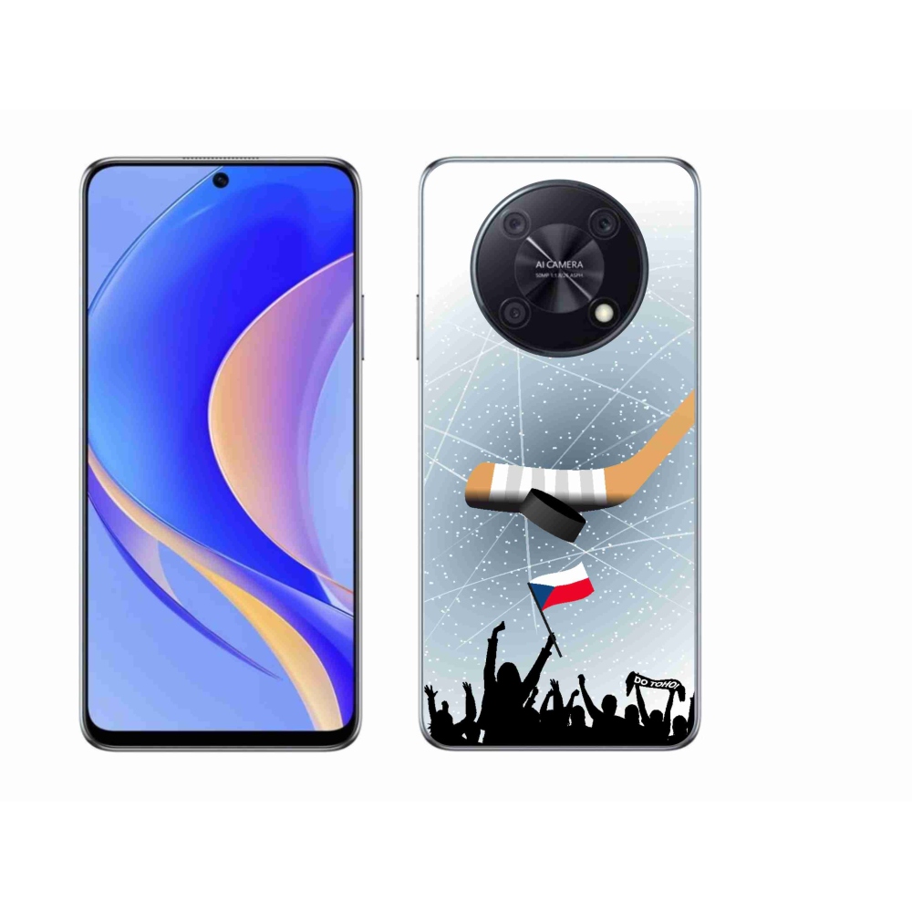 Gél borítás mmCase a Huawei Nova Y90-en - jégkorong rajongók