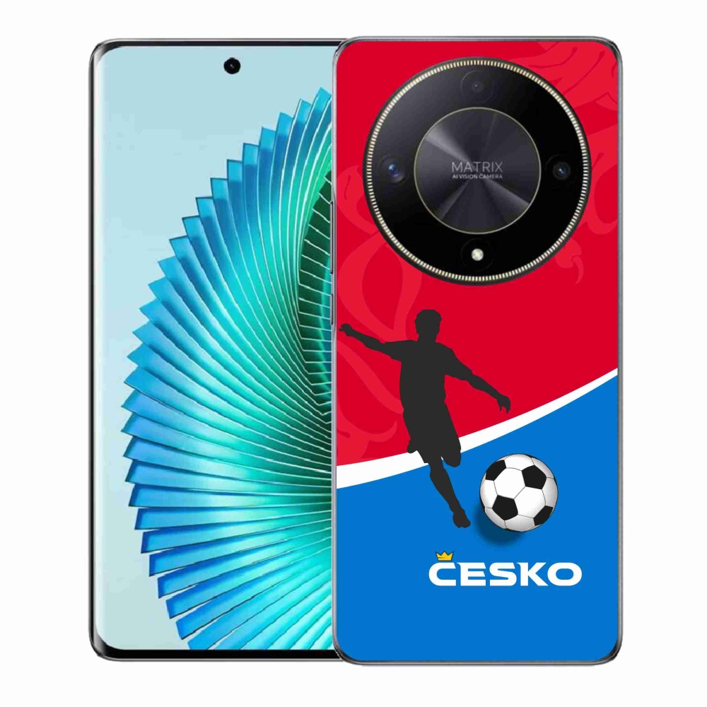 Gél borítás mmCase a Honor Magic 6 Lite 5G készülékhez - futball Csehország