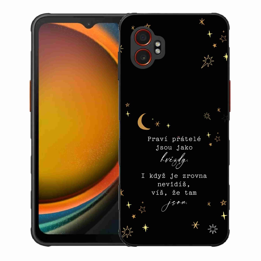 Gél borítás mmCase Samsung Galaxy Xcover 7 Pro - idézem 6 fekete háttér