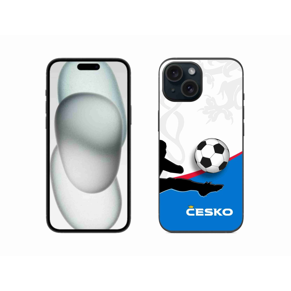 Zselés borítás mmCase iPhone 15 - futball Csehország 3