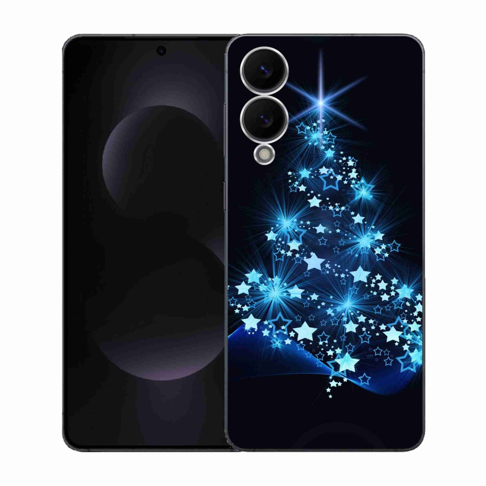 Gél borítás mmCase Samsung Galaxy S25 Edge készülékhez - karácsonyfa