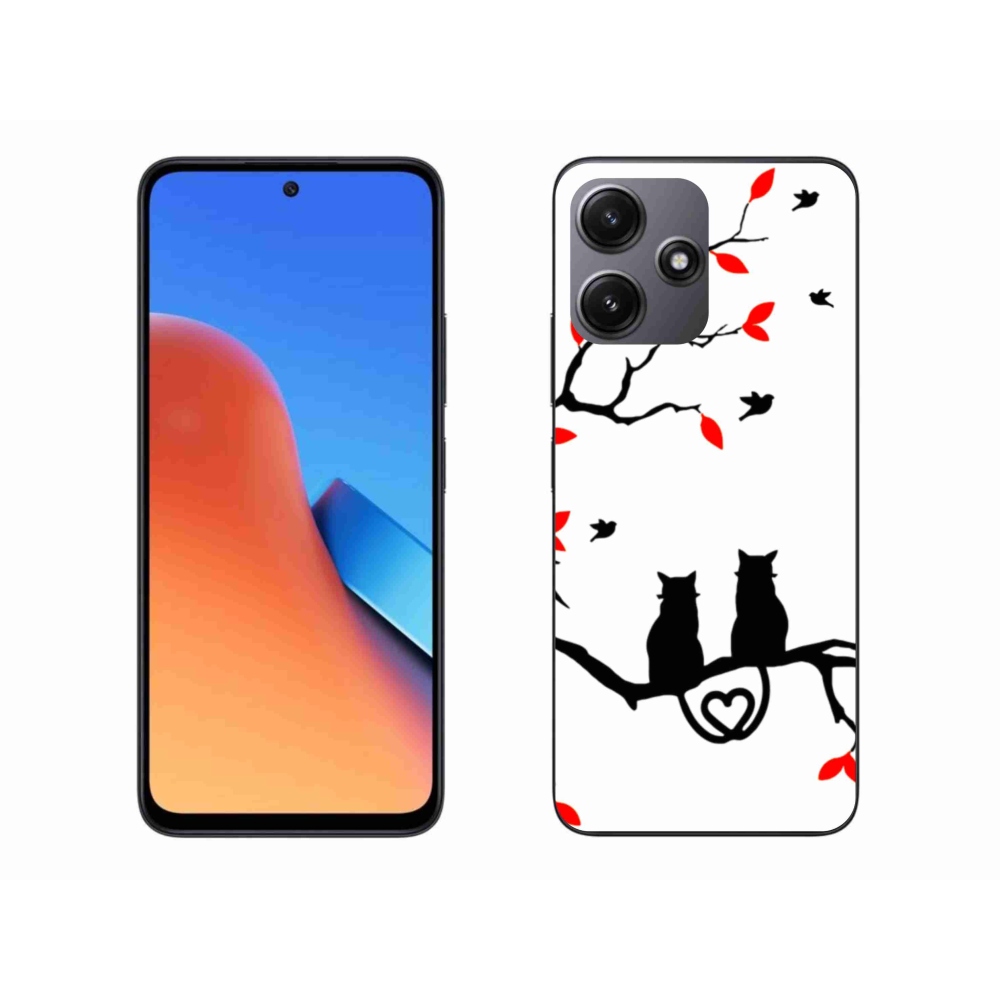 Gél borító mmCase a Xiaomi Redmi 12 5G-hez - macska szeretet