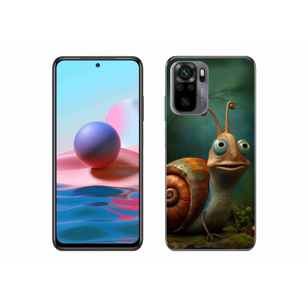 Gél borítás mmCase a Xiaomi Poco M5s készülékhez - csiga