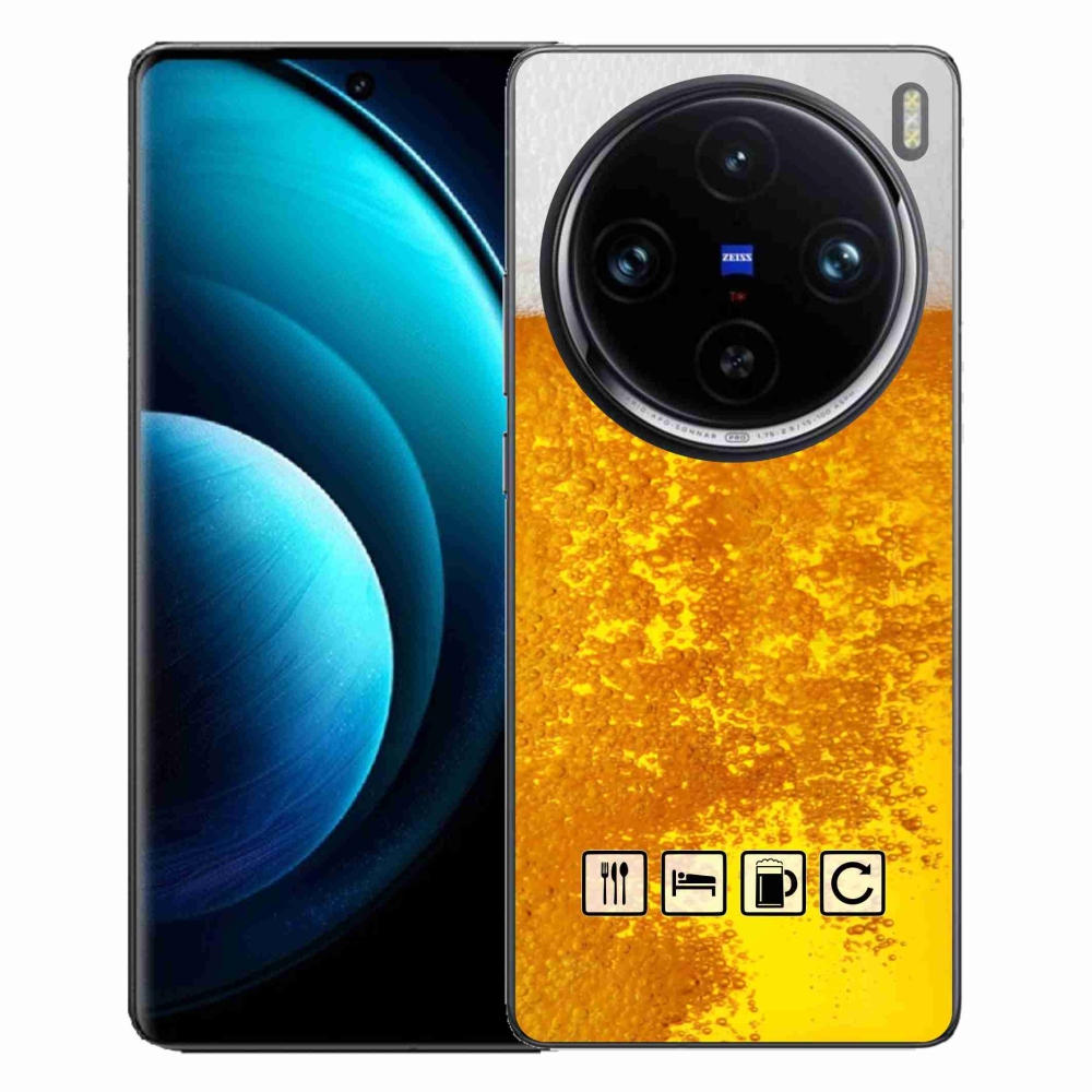 Zselés borítás mmCase a Vivo X100 Pro 5G-hez - sör motívum 3
