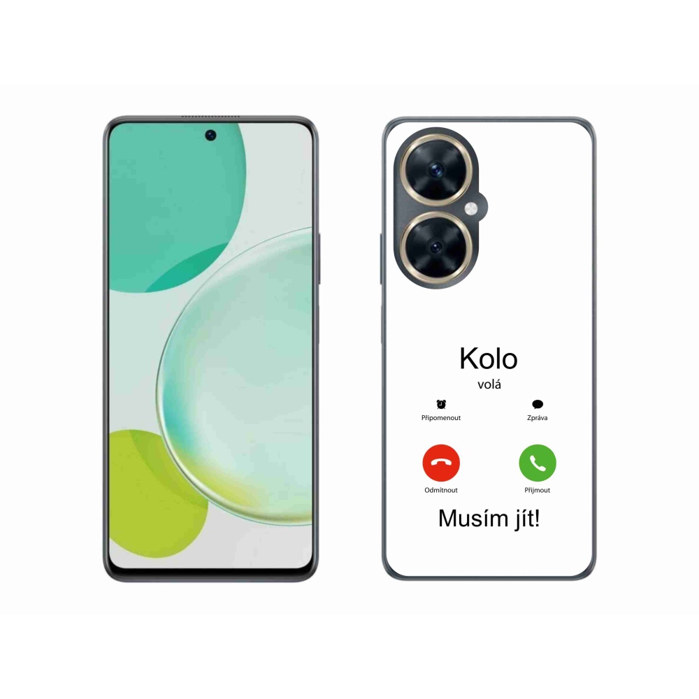 Gél borító mmCase a Huawei Nova 11i - a kerék hívja a fehér hátteret