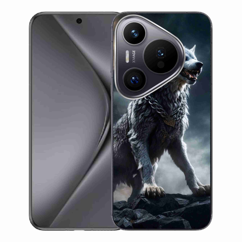 Zselés borítás mmCase a Huawei Pura 70 Pro készülékhez - farkas 1