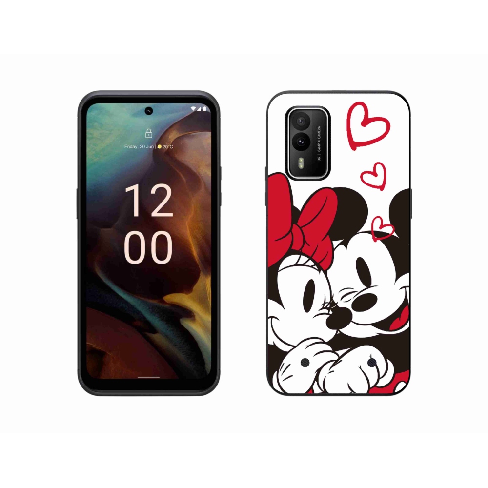 Zselés borítás mmCase a Nokia XR21 készülékhez - minnie és mickey