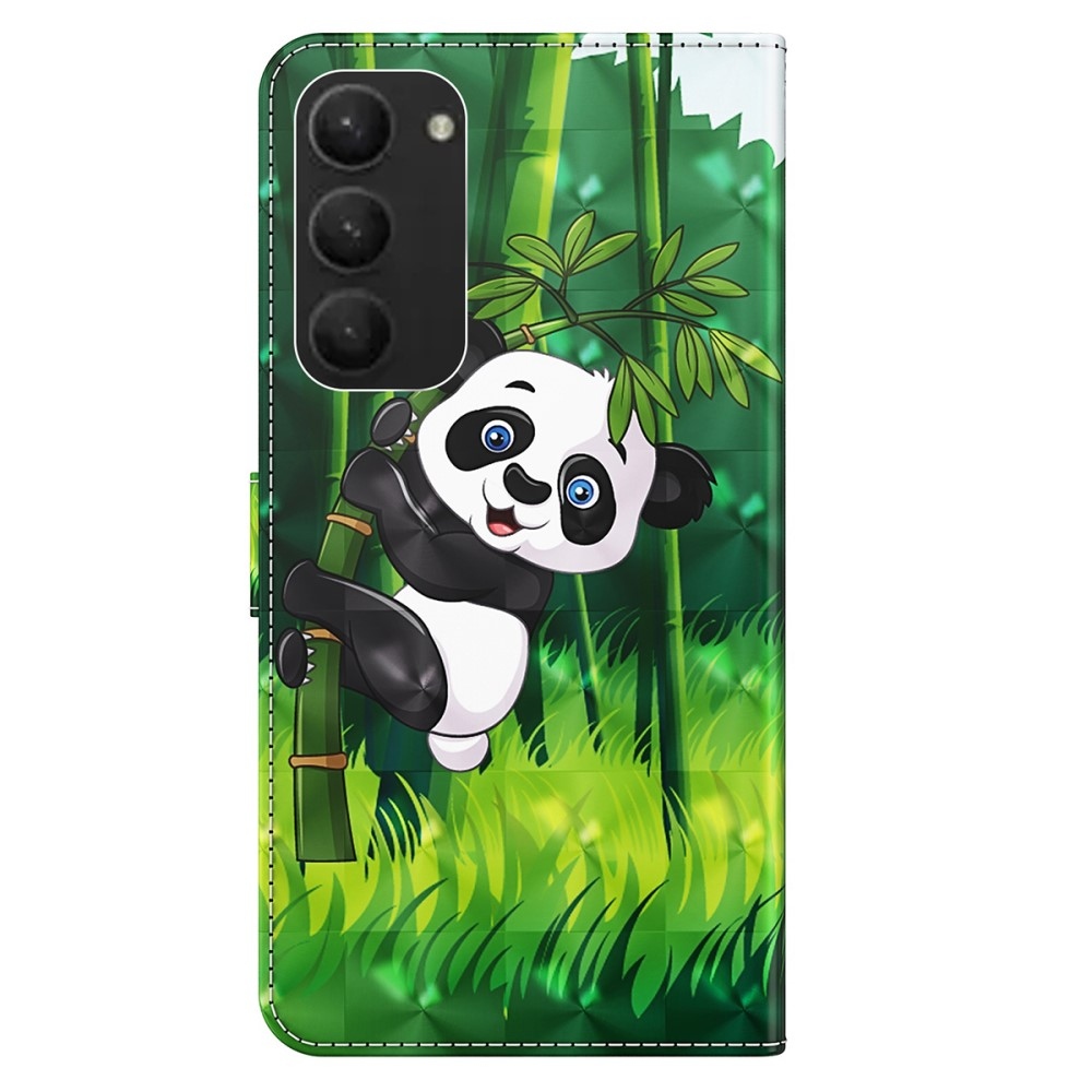Nyomtatott könyv tok Samsung Galaxy S24+ készülékhez - panda bambuszon
