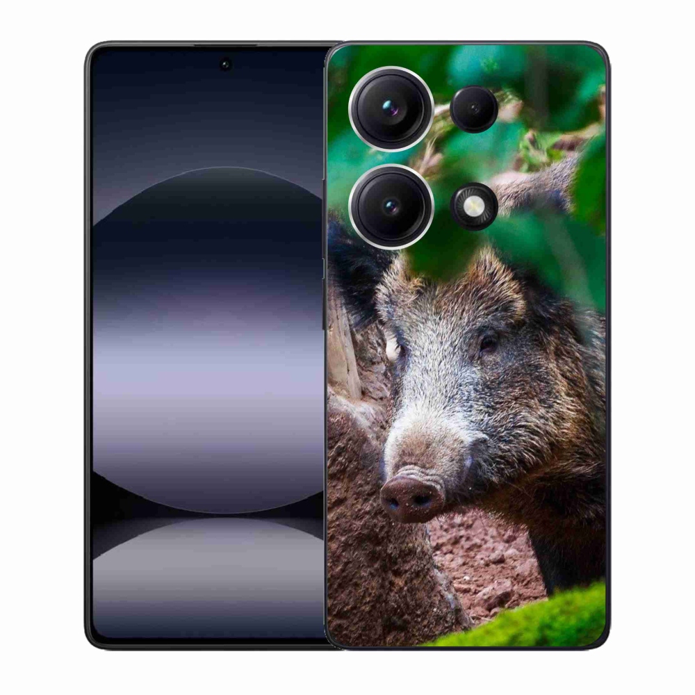 Gél borítás mmCase a Xiaomi Redmi Note 14S-hez - vaddisznó