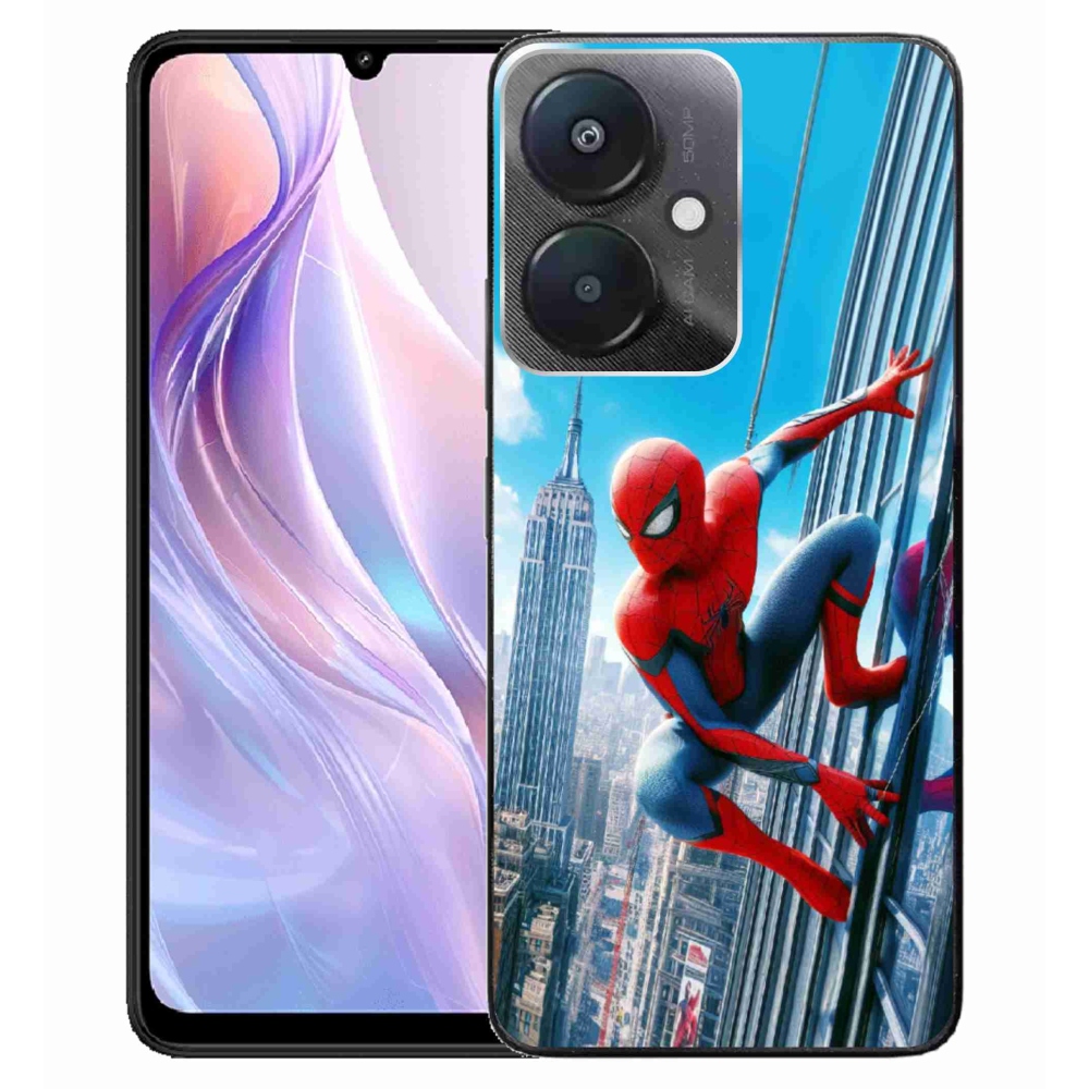 Gél borító mmCase a Xiaomi Redmi 13C 5G számára - spiderman