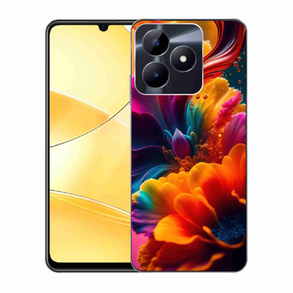 Zselés borító mmCase a Realme C51/C53 készülékhez - absztrakt motívum 2