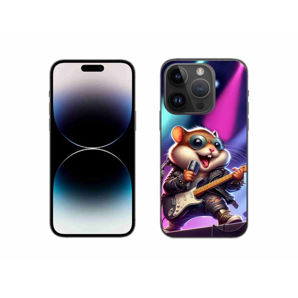 Zselés borítás mmCase iPhone 14 Pro 6.1 készülékhez - hörcsög hintalóval