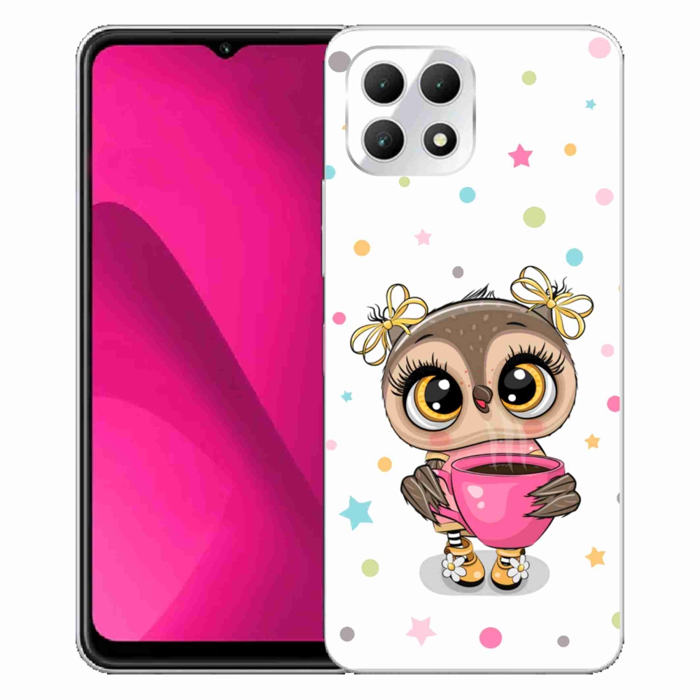 Zselés borítás mmCase a T-Mobile T Phone 2 készülékhez - rajzfilmes bagoly