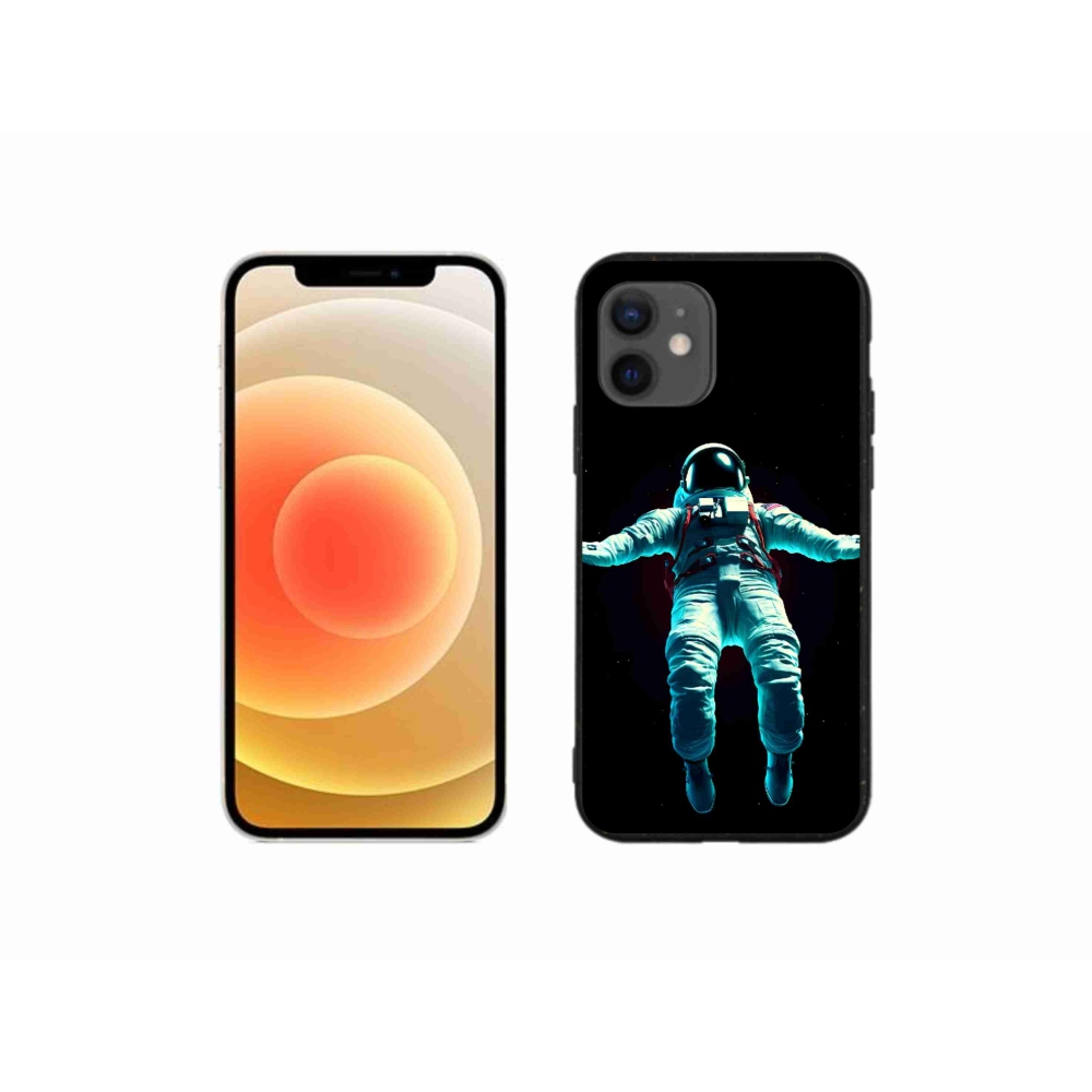 Zselés borítás mmCase iPhone 12 mini készülékhez - űrhajós