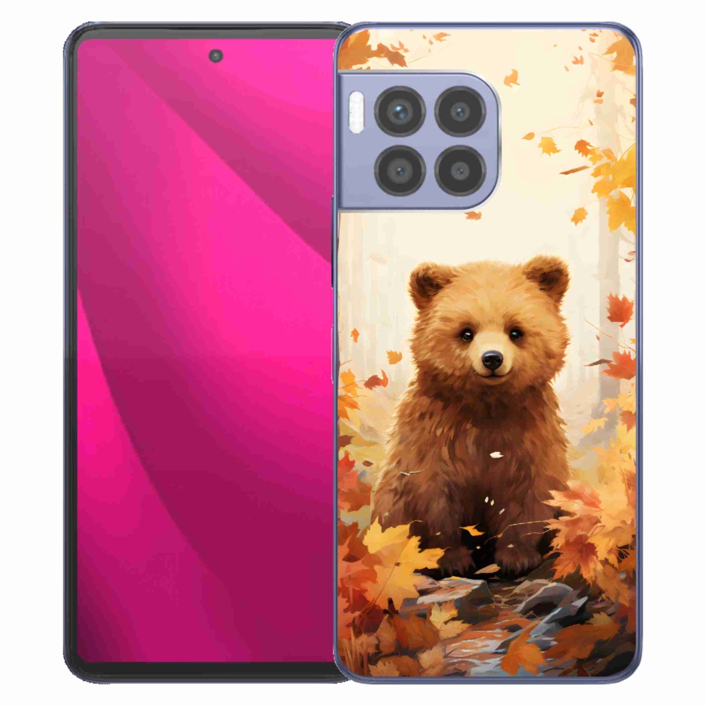 Zselés borító mmCase a T-Mobile T Phone 2 Pro készülékhez - medve az erdőben