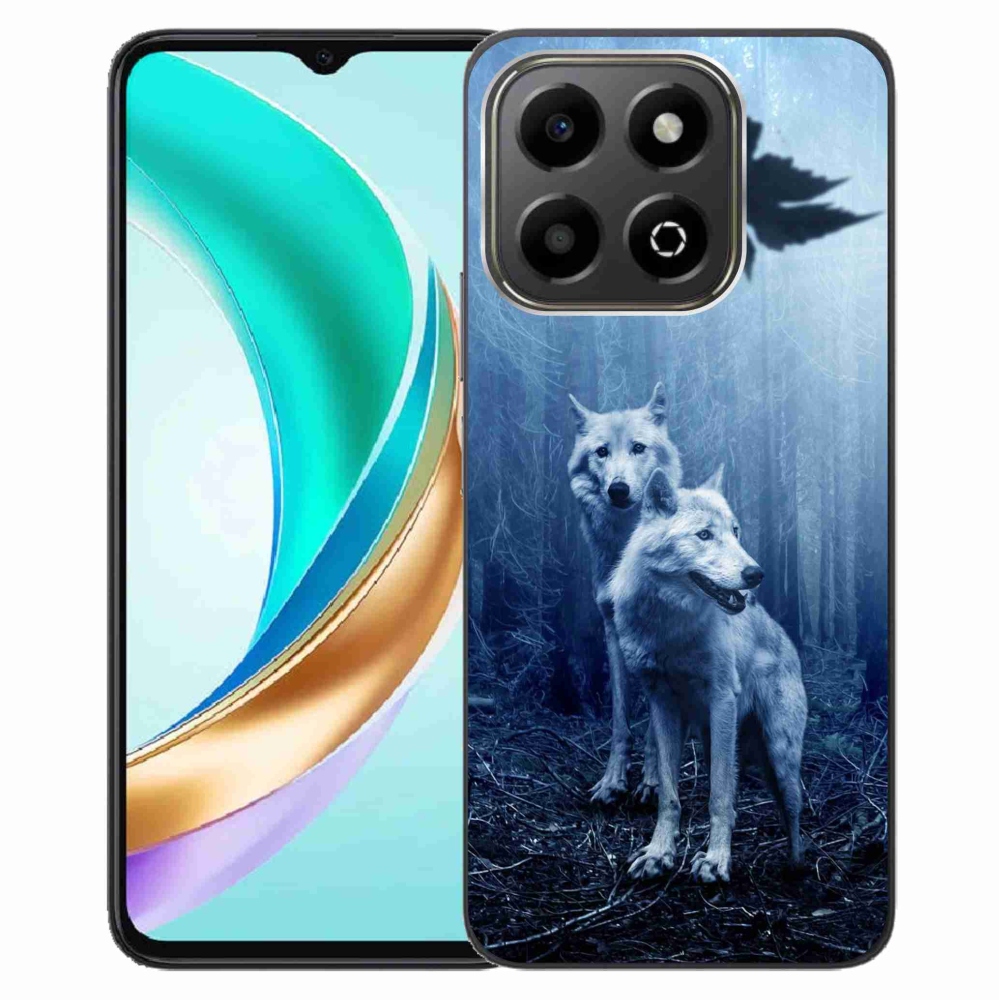 Zselés borítás mmCase a Honor X6b számára - farkasok az erdőben