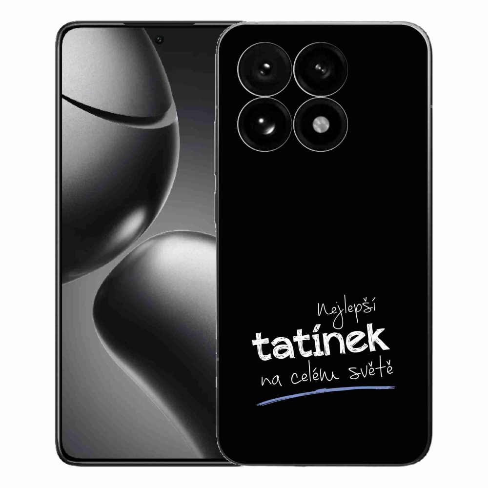 Gél borító mmCase a Xiaomi 15T-hez - legjobb apuci 4 fekete háttérrel