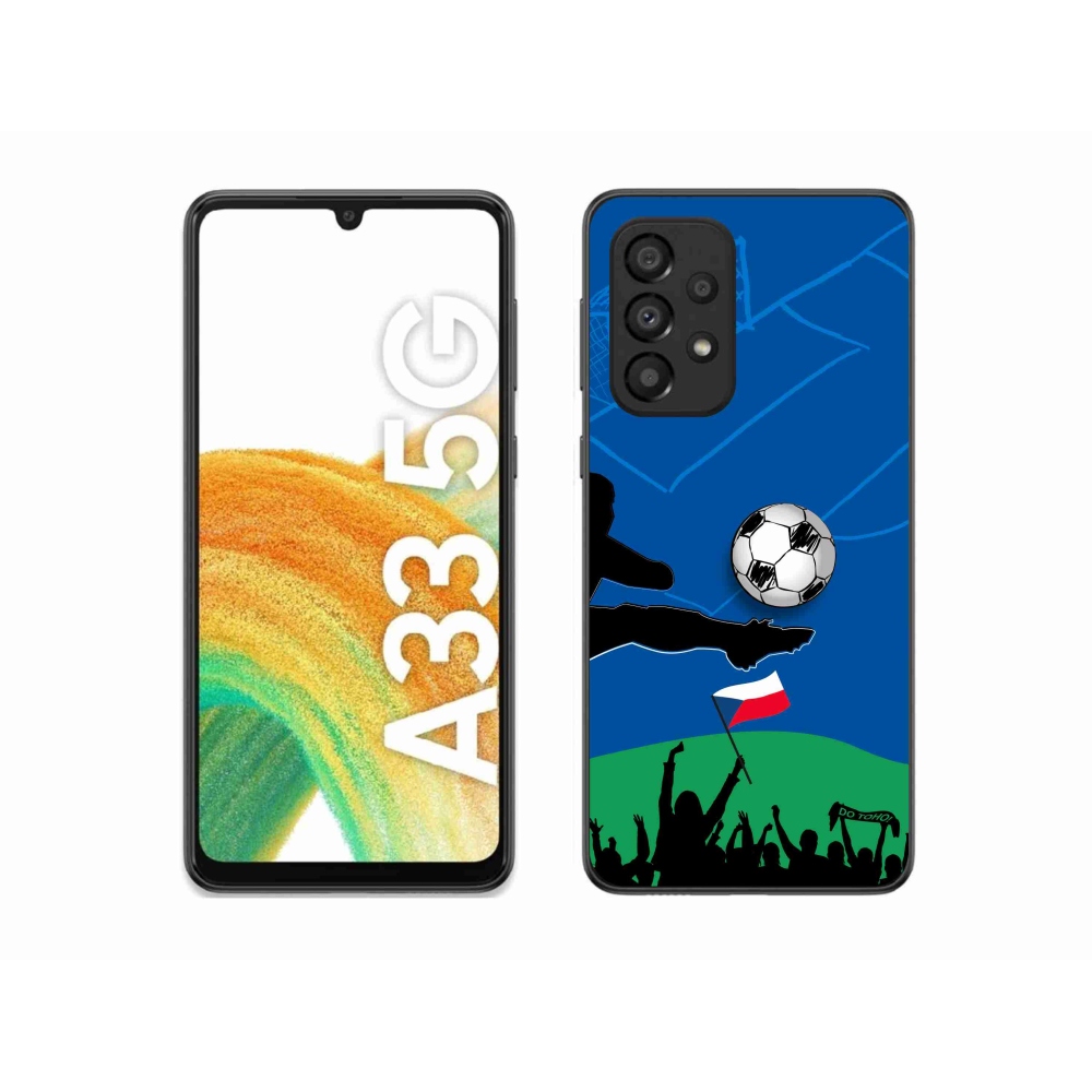 Gél borítás mmCase Samsung Galaxy A33 5G - futballszurkolók számára