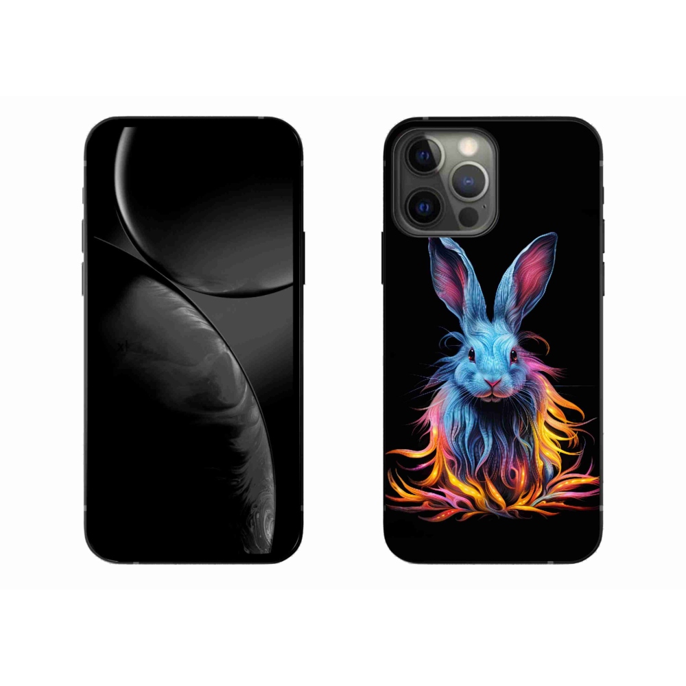 Zselés borítás mmCase iPhone 13 Pro Max készülékhez - absztrakt nyúl