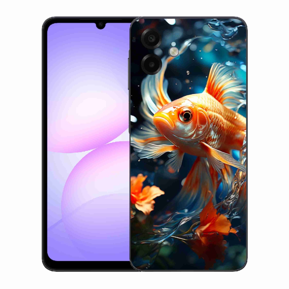 Gél borítás mmCase Samsung Galaxy A07 4G - halak számára