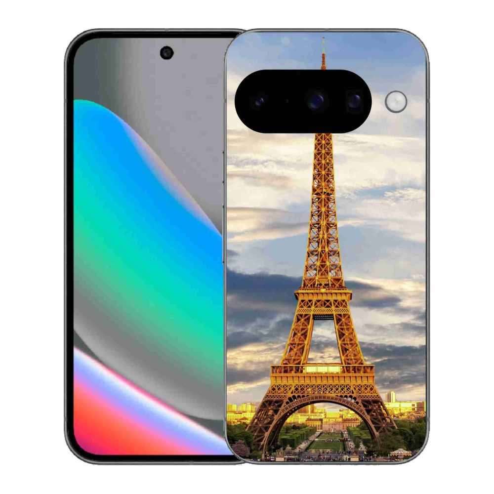 Gél borítás mmCase a Google Pixel 10 számára - eiffel torony 3