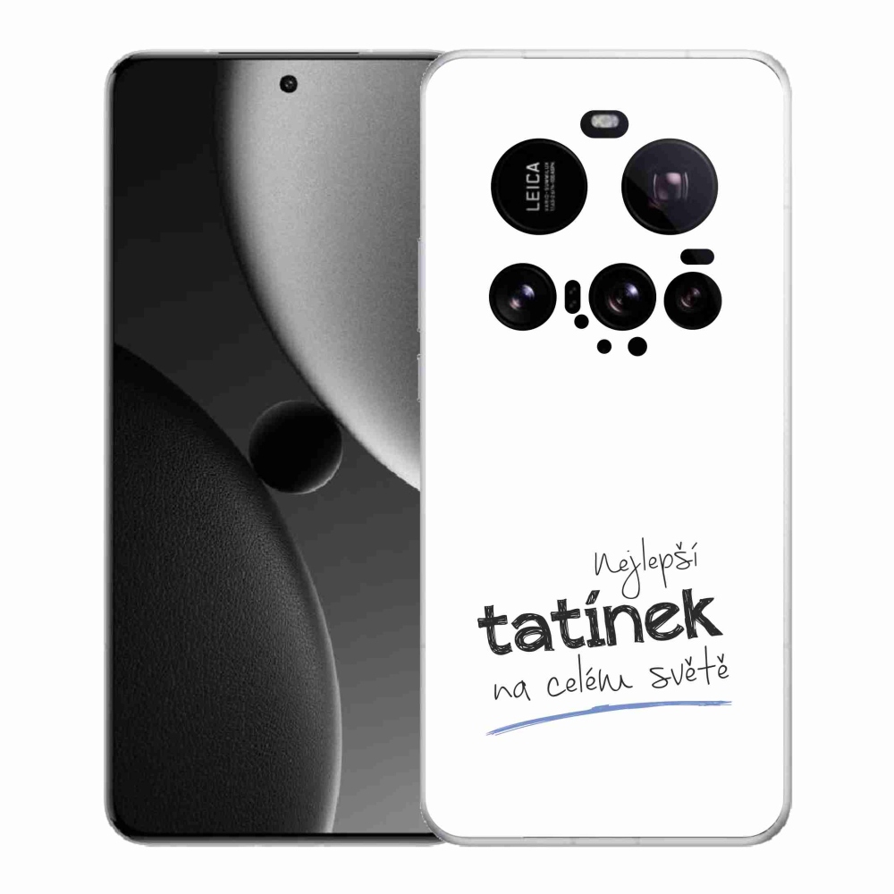 Gél borító mmCase a Xiaomi 15 Ultra - legjobb apa 4 fehér háttérrel