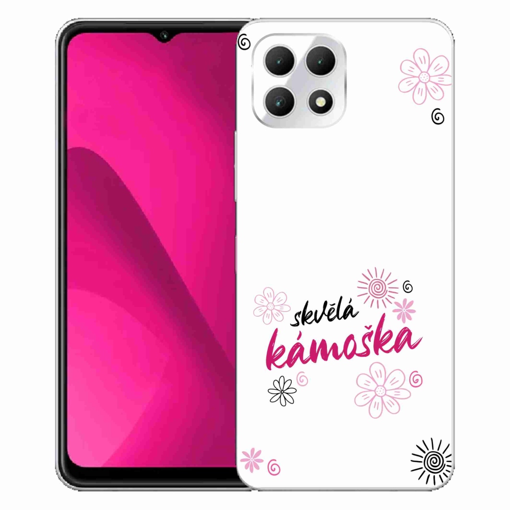 Gél borítás mmCase a T-Mobile T Phone 2 készülékhez - nagyszerű haver fehér háttérrel