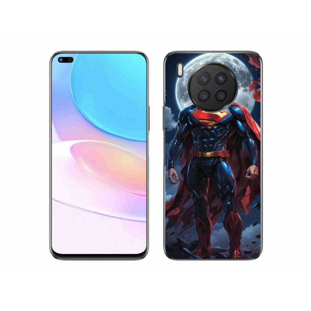 Gél borítás mmCase a Huawei Nova 8i számára - superman